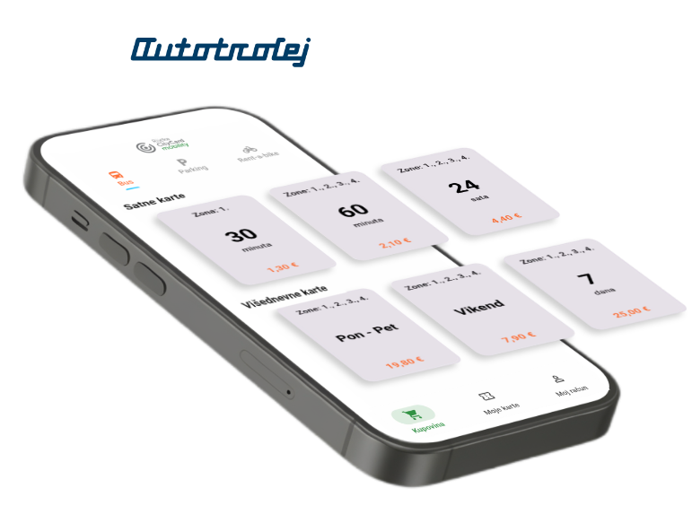Satne i višednevne karte KD Autotroleja sada i u digitalnom obliku